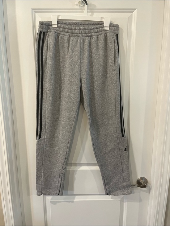 adidas Other - Adidas Grey Jogger Pants with Black Stripes and Adidas Logo